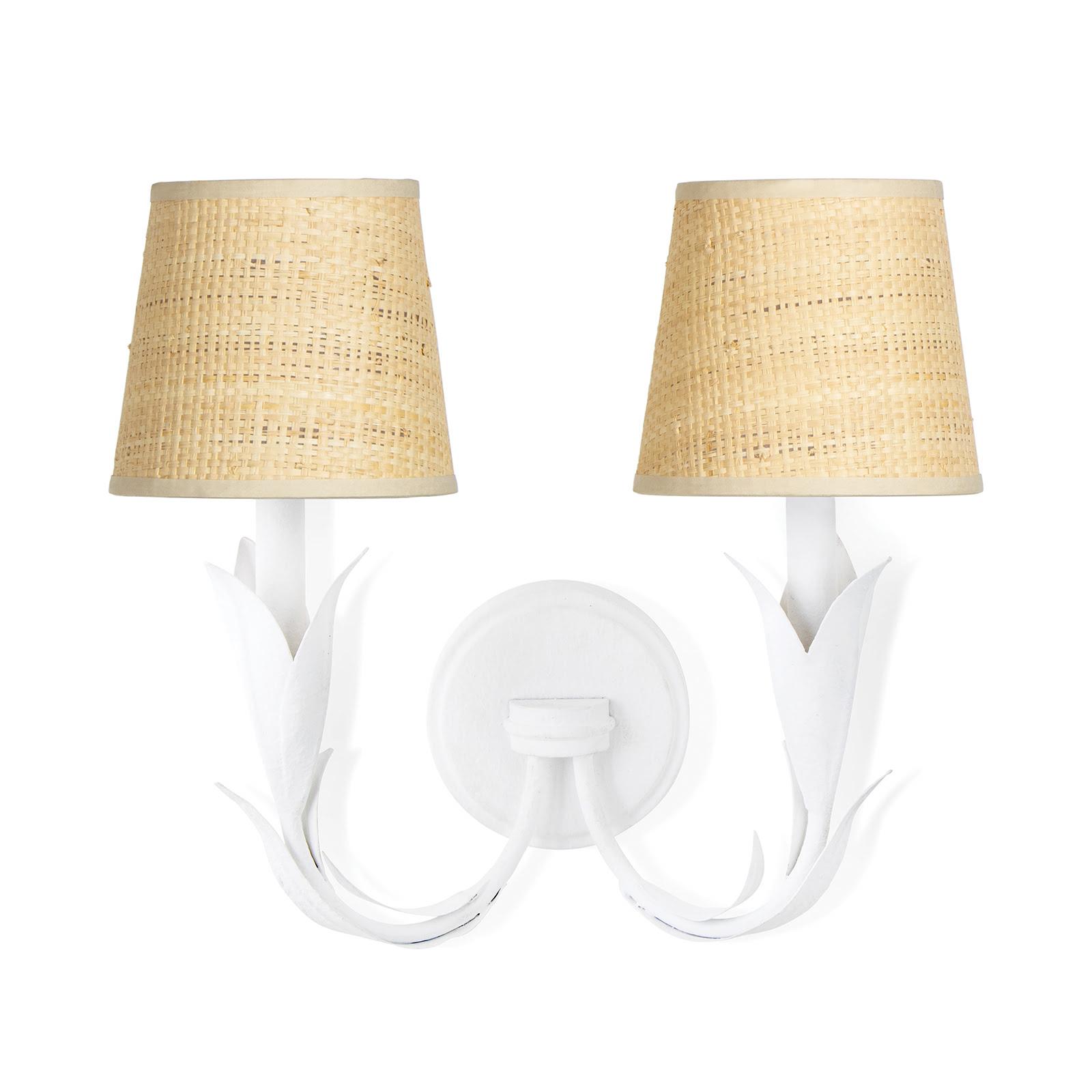 White sconce shade hotsell